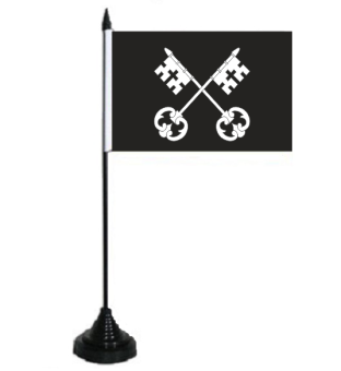 Tischflagge Herbitzheim (Bas-Rhin) 10x15 cm 