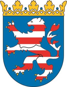 Aufkleber Hessen Wappen 