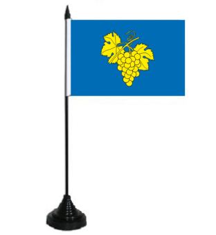 Tischflagge Hoffen (Frankreich) 10x15 cm 