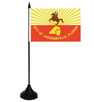 Tischflagge Jacksonville City 10 x 15 cm 