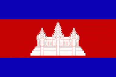 Miniflag Kambodscha 10 x 15 cm 