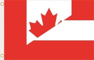 Fahne Kanada-Österreich 90 x 150 cm 