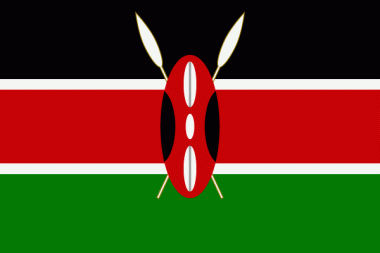 Miniflag Kenia 10 x 15 cm 