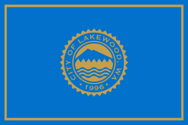 Flagge Lakewood City (Washington) 