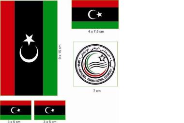 Aufkleberbogen Libyen 