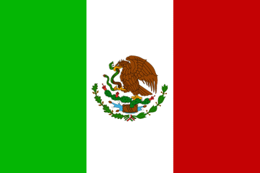 Fahne Mexiko 60 x 90 cm 