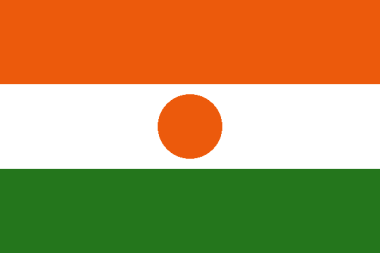Miniflag Niger 10 x 15 cm 