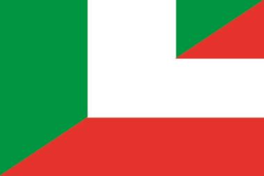 Flagge Nigeria-Österreich 