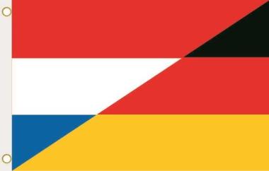 Fahne Niederlande-Deutschland 90 x 150 cm 