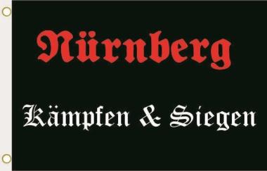 Fahne Nürnberg Kämpfen & Siegen 90 x 150 cm 