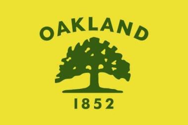 Flagge Oakland ( Kalifornien ) 