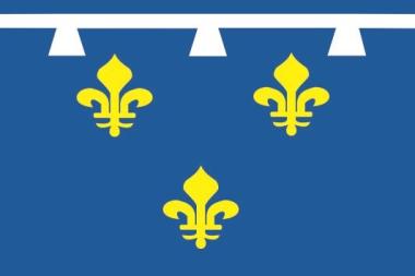Flagge Orleanais Provinz 