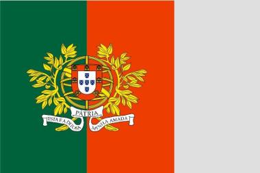 Fahne Portugal Standarte der Streitkräfte 150 x 150 cm 