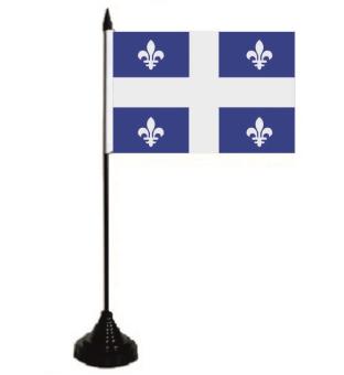 Tischflagge Quebec 10 x 15 cm 