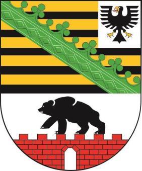Aufkleber Sachsen Anhalt Wappen 
