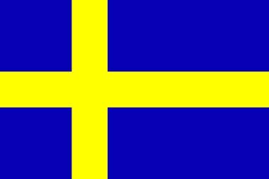 Fahne Schweden 90 x 150 cm 