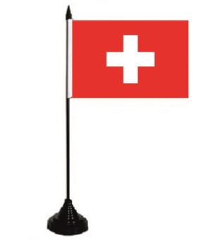 Tischflagge Schweiz 10 x 15 cm 