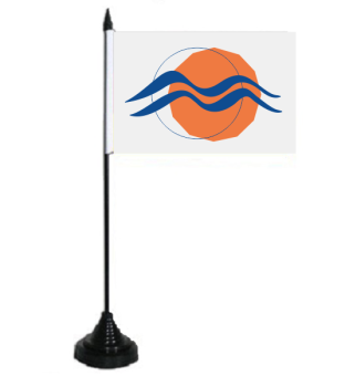 Tischflagge Südliche Ägäis 10x15 cm 