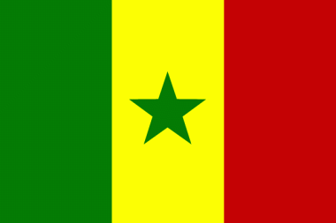 Miniflag Senegal 10 x 15 cm 