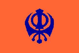 Miniflag Sikh 10 x 15 cm 