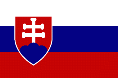 Miniflag Slowakei 10 x 15 cm 