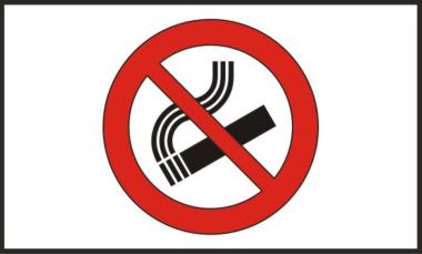 Fahne No smoking (nicht Rauchen) 90 x 150 cm 
