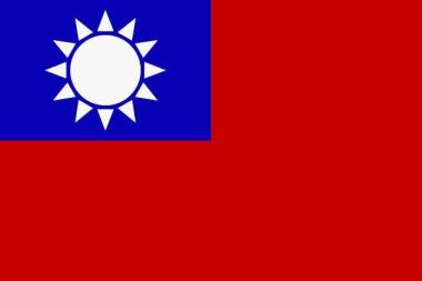 Miniflag Taiwan 10 x 15 cm 
