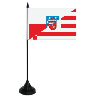 Tischflagge Thüringen-Bremen 10x15 cm 