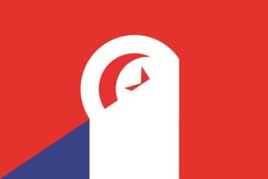 Aufkleber Tunesien-Frankreich 