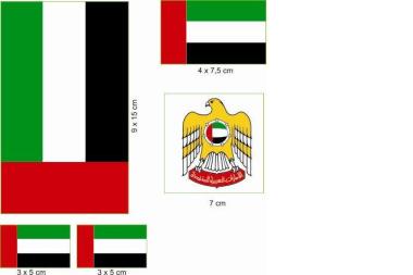 Aufkleberbogen Vereinigte Arabische Emirate 