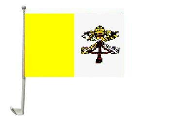 Autoflagge Vatikan 30 x 40 cm 