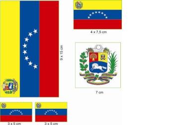 Aufkleberbogen Venezuela 