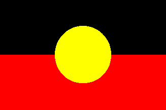 Miniflag Aborigines 10 x 15 cm 