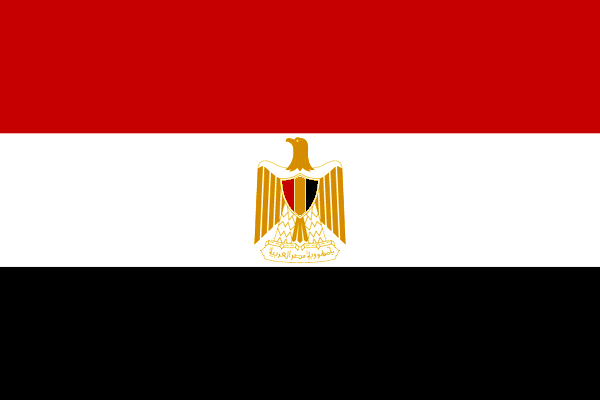 Miniflag Ägypten 10 x 15 cm 