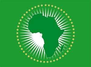 Miniflag Afrikanische Union 10 x 15 cm 