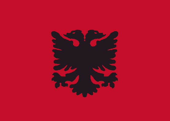 Miniflag Albanien 10 x 15 cm 