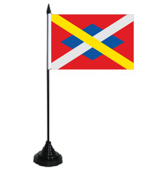 Tischflagge Albañá (Spanien) 10x15 cm 