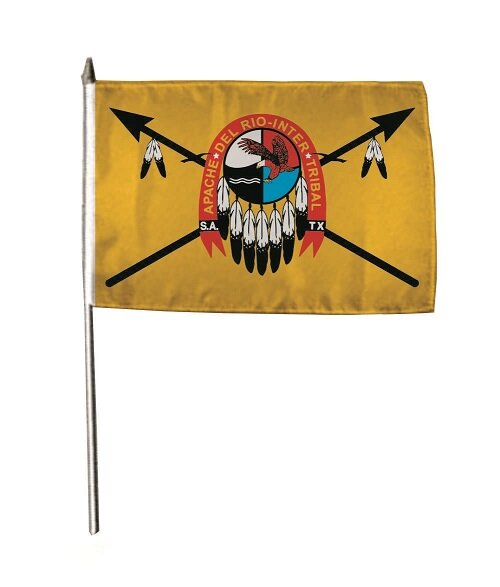 Stockflagge Apachen 30 x 45 cm 