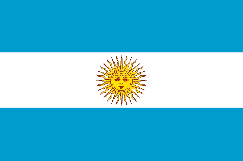 Fahne Argentinien 90 x 150 cm 