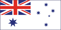 Fahne Australien Navy 90 x 150 cm 