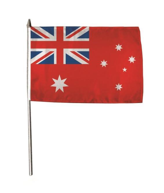 Stockflagge Australien Redensign 30 x 45 cm 