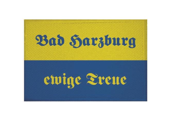 Aufnäher Bad Harzburg ewige Treue Patch 9x 6   cm 