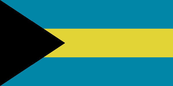 Miniflag Bahamas 10 x 15 cm 