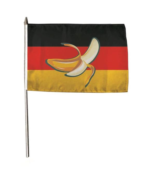 Stockflagge Bananenrepublik 30 x 45 cm 