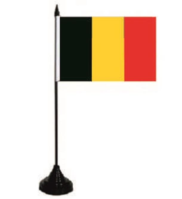 Tischflagge Belgien 10 x 15 cm 