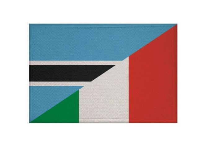 Aufnäher Botswana-Italien Patch 9 x 6 cm 