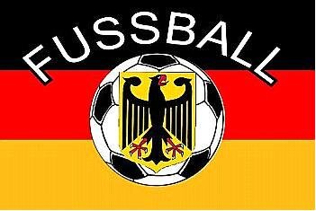 Fahne Deutschland Fussball 90 x 150 cm 