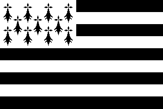 Miniflag Bretagne 10 x 15 cm 