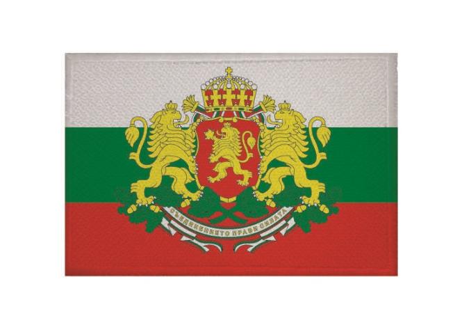 Aufnäher Bulgarien mit Wappen Patch 9x 6   cm 