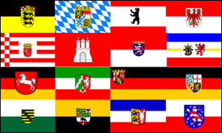 Fahne 16 Bundesländer 150 x 250 cm 